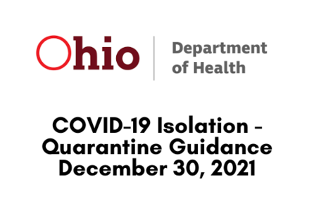 Ohio Department of Health - What to do if you have COVID-19 Image