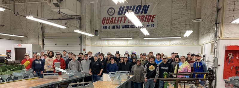 HVAC and Welding Attend Open House at Sheet Metal Training Center Image