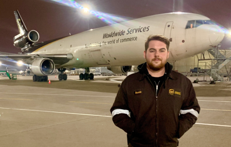 MVCTC Alumni Success Story - Scott Butterbaugh Aviation Maintenance Technician Class of 2015. Image