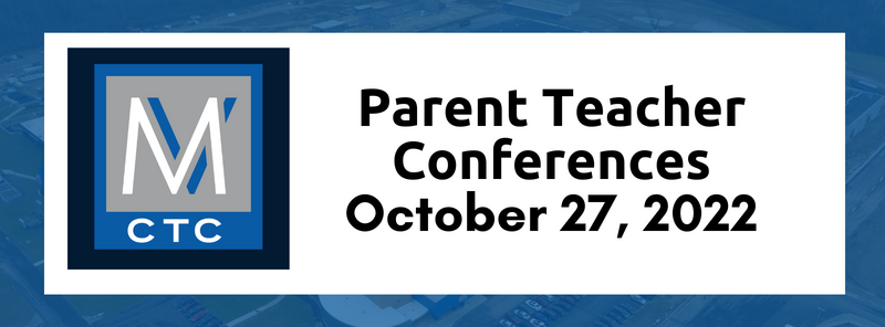 Parent-teacher conferences are on Thursday, October 27, 2022, from 3:00 p.m. to 7:00 p.m. Image