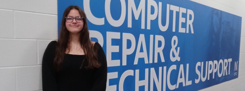 Computer Repair & Technical Support Senior participates in FBI Teen Academy Image